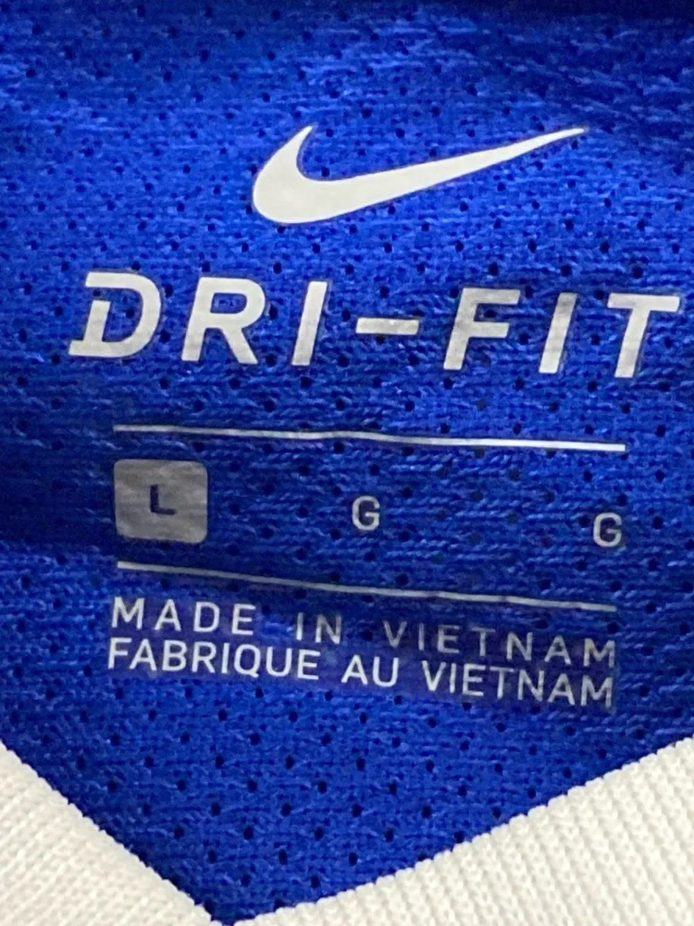 Nike Derby III Soccer Jersey NWT Kids Large Blue/White DRI-FIT CW3834-480